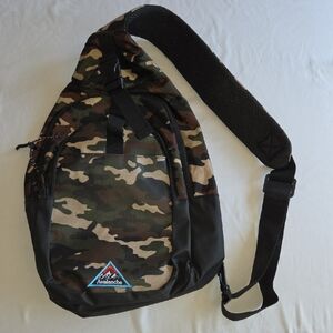 Avalanche Men’s Camo Sling Bag - Green, Brown, Black